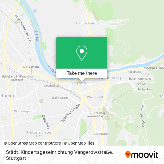 Карта Städt. Kindertageseinrichtung Vangerowstraße