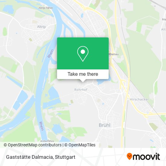 Gaststätte Dalmacia map