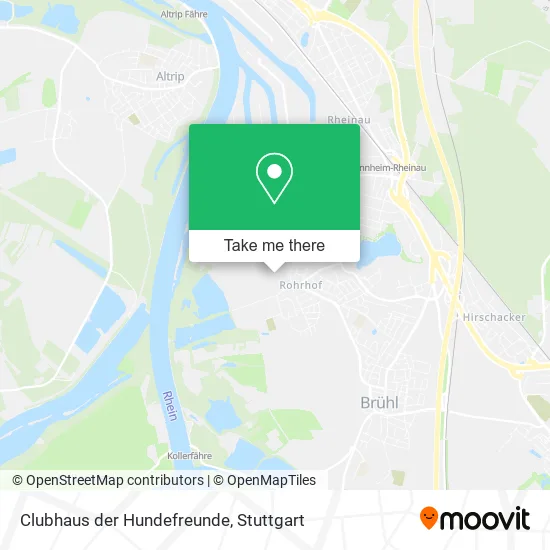 Карта Clubhaus der Hundefreunde