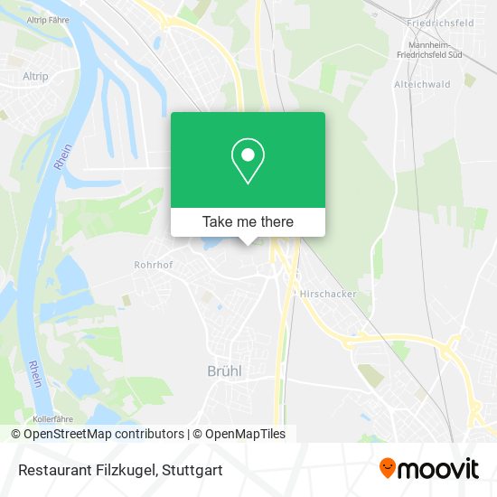 Restaurant Filzkugel map