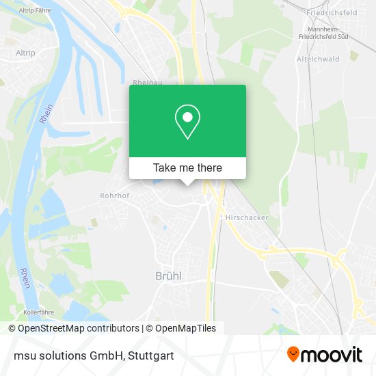 msu solutions GmbH map