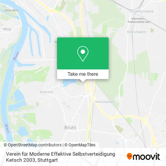 Карта Verein für Moderne Effektive Selbstverteidigung Ketsch 2003