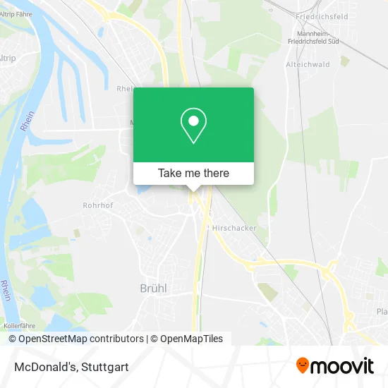 Карта McDonald's