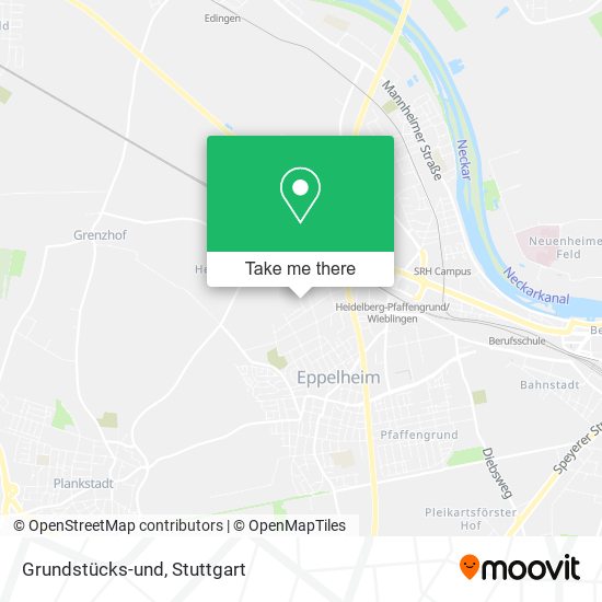 Grundstücks-und map