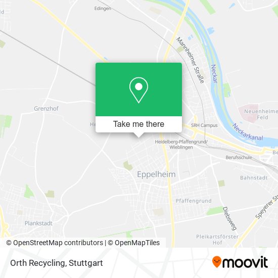 Карта Orth Recycling