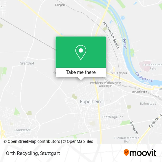 Карта Orth Recycling