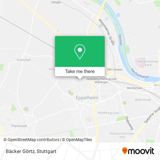 Bäcker Görtz map