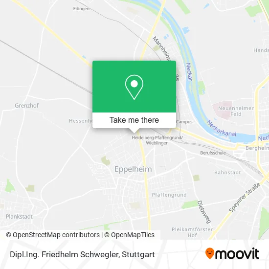 Карта Dipl.Ing. Friedhelm Schwegler