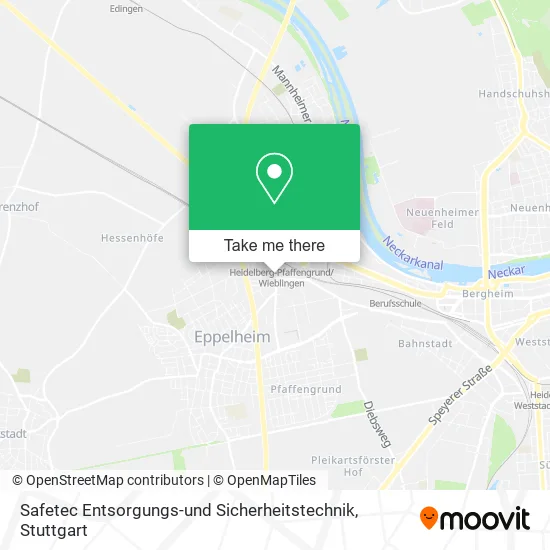 Карта Safetec Entsorgungs-und Sicherheitstechnik
