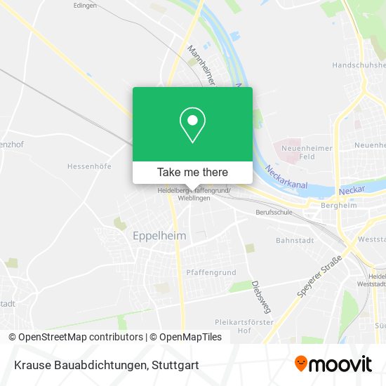 Krause Bauabdichtungen map