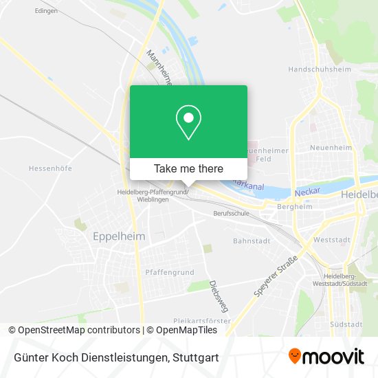 Günter Koch Dienstleistungen map