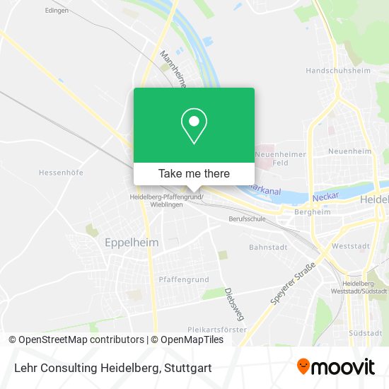 Lehr Consulting Heidelberg map