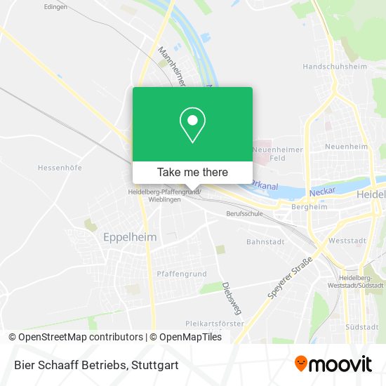 Карта Bier Schaaff Betriebs