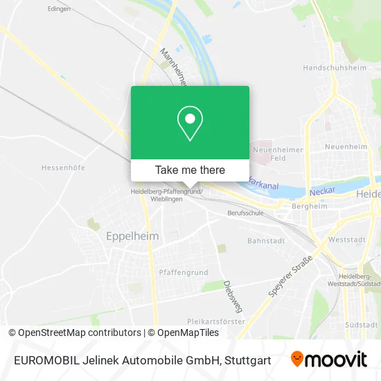Карта EUROMOBIL Jelinek Automobile GmbH