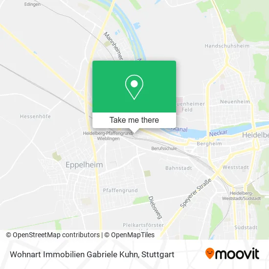 Карта Wohnart Immobilien Gabriele Kuhn