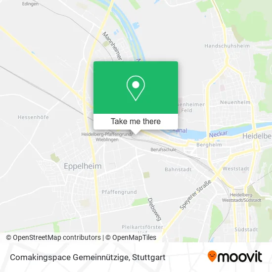 Карта Comakingspace Gemeinnützige