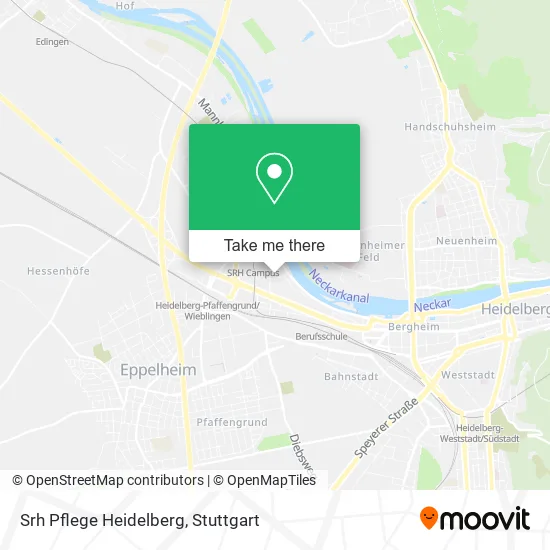 Карта Srh Pflege Heidelberg