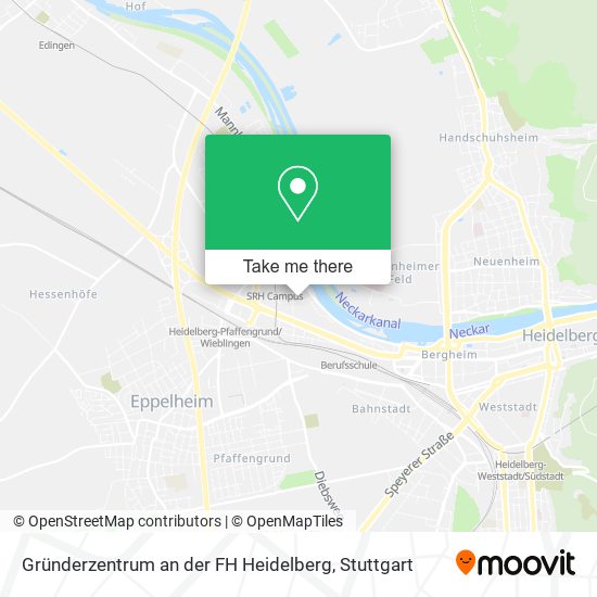 Gründerzentrum an der FH Heidelberg map