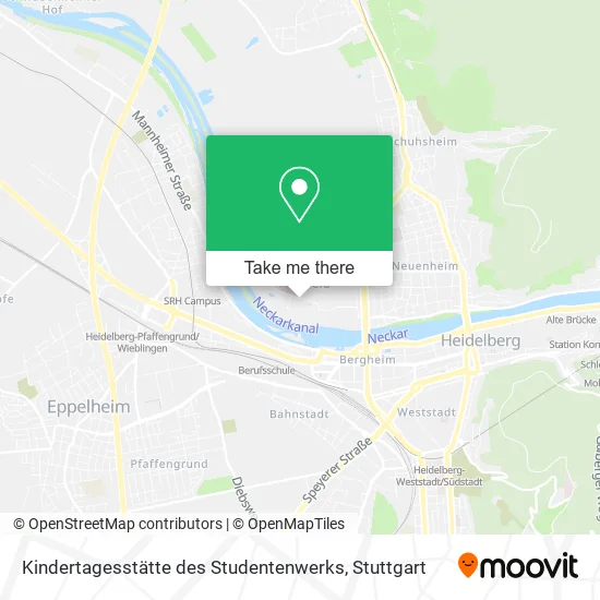 Карта Kindertagesstätte des Studentenwerks