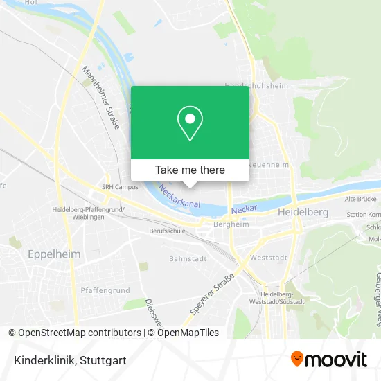 Карта Kinderklinik