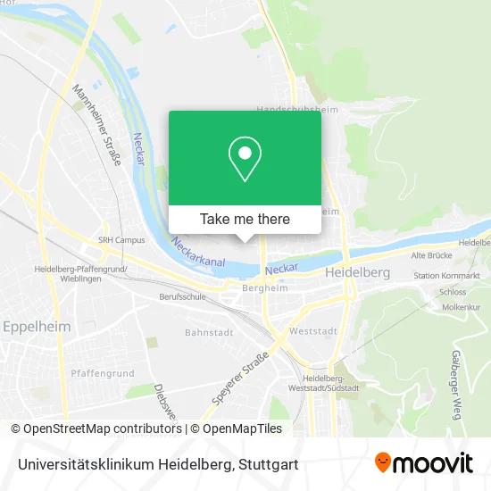 Карта Universitätsklinikum Heidelberg