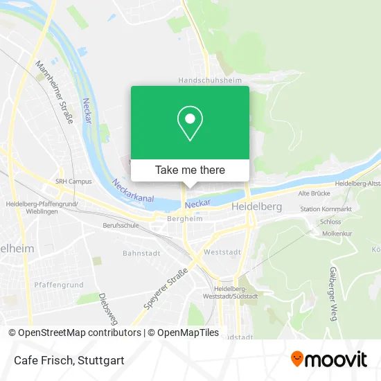 Карта Cafe Frisch