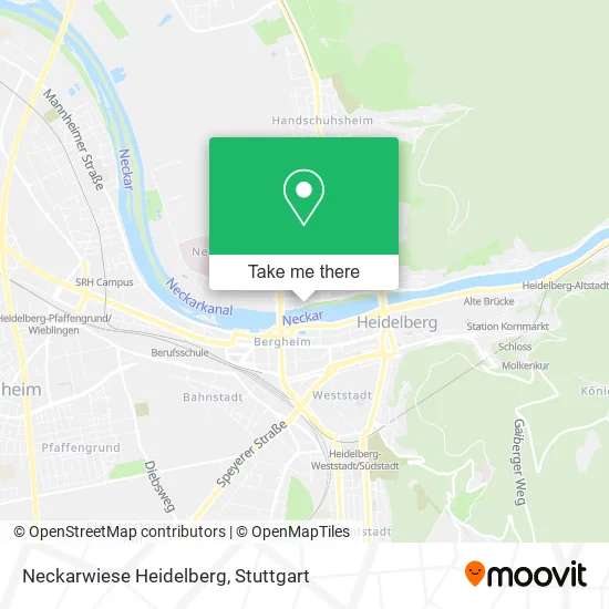 Карта Neckarwiese Heidelberg