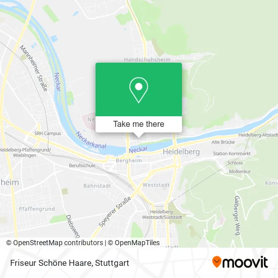 Карта Friseur Schöne Haare
