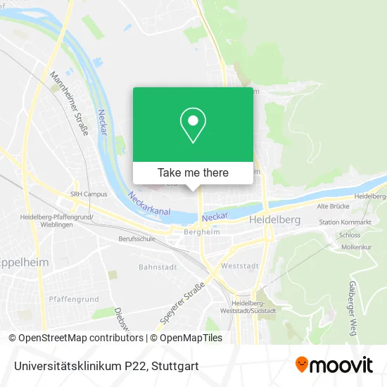 Карта Universitätsklinikum P22