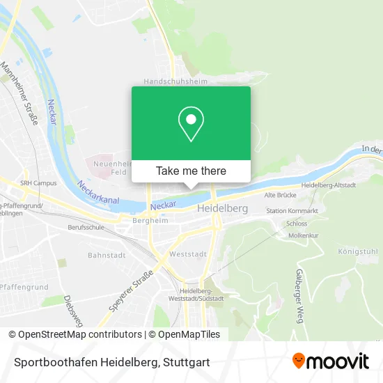 Карта Sportboothafen Heidelberg