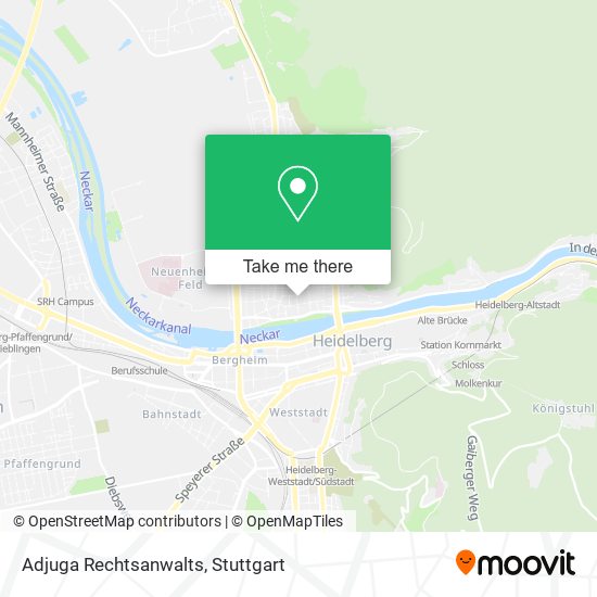 Карта Adjuga Rechtsanwalts