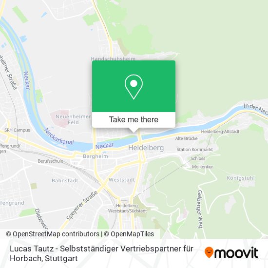 Карта Lucas Tautz - Selbstständiger Vertriebspartner für Horbach
