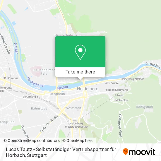Карта Lucas Tautz - Selbstständiger Vertriebspartner für Horbach