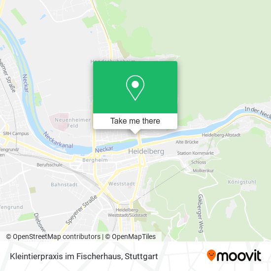 Kleintierpraxis im Fischerhaus map