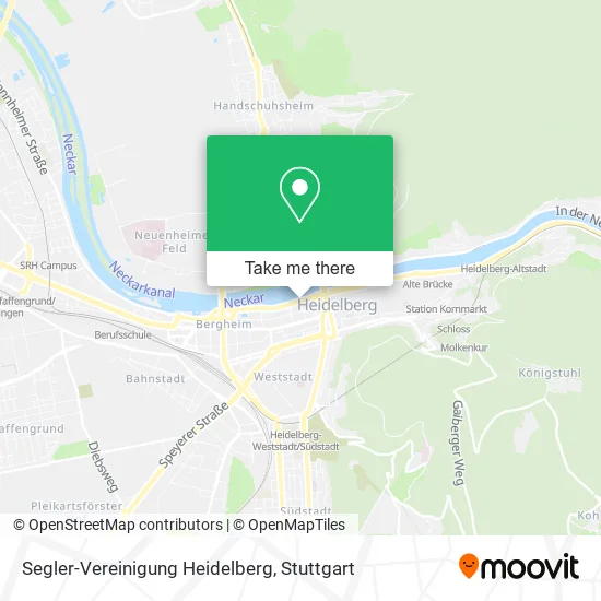 Карта Segler-Vereinigung Heidelberg