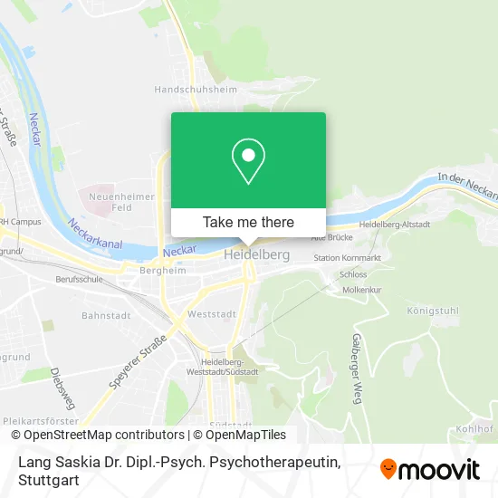 Карта Lang Saskia Dr. Dipl.-Psych. Psychotherapeutin