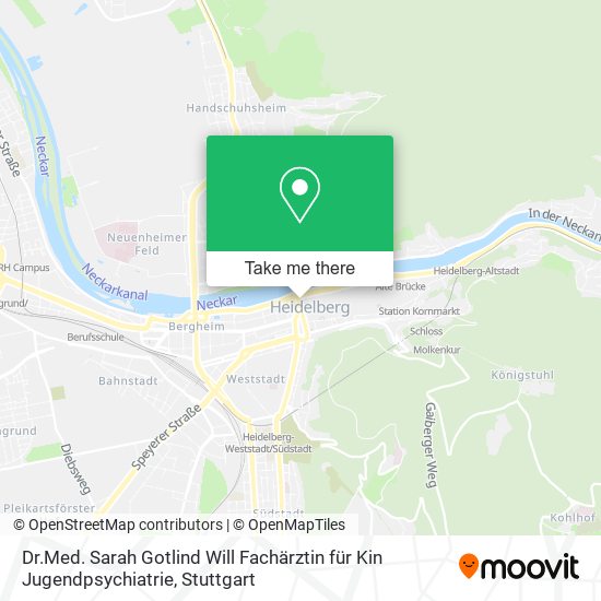 Dr.Med. Sarah Gotlind Will Fachärztin für Kin Jugendpsychiatrie map
