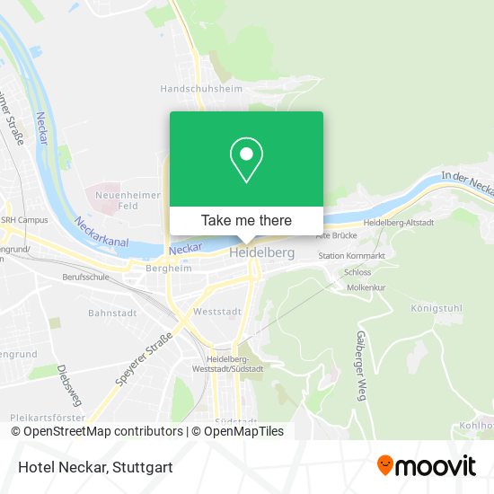 Hotel Neckar map