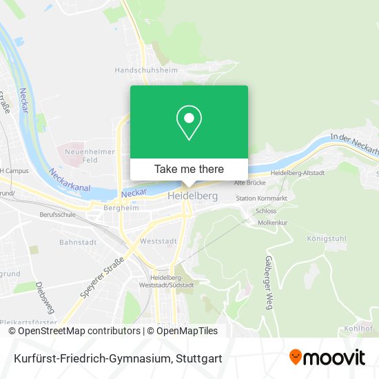 Kurfürst-Friedrich-Gymnasium map