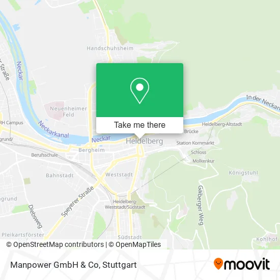 Карта Manpower GmbH & Co