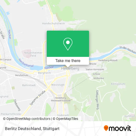 Карта Berlitz Deutschland