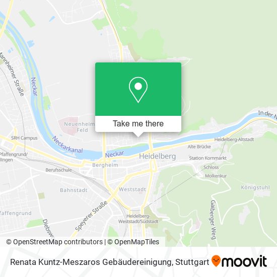 Renata Kuntz-Meszaros Gebäudereinigung map