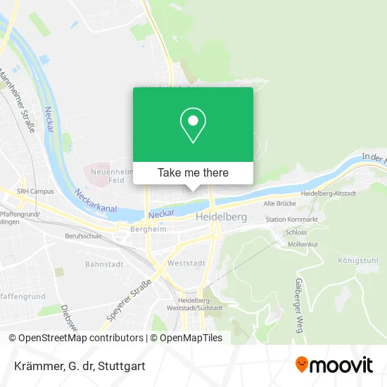 Карта Krämmer, G. dr