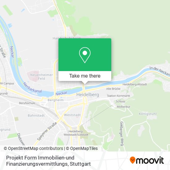 Projekt Form Immobilien-und Finanzierungsvermittlungs map
