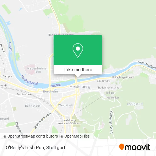 Карта O'Reilly's Irish Pub