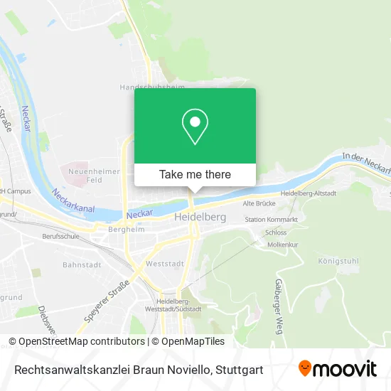 Карта Rechtsanwaltskanzlei Braun Noviello