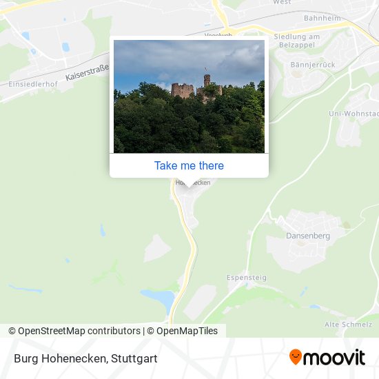 Карта Burg Hohenecken