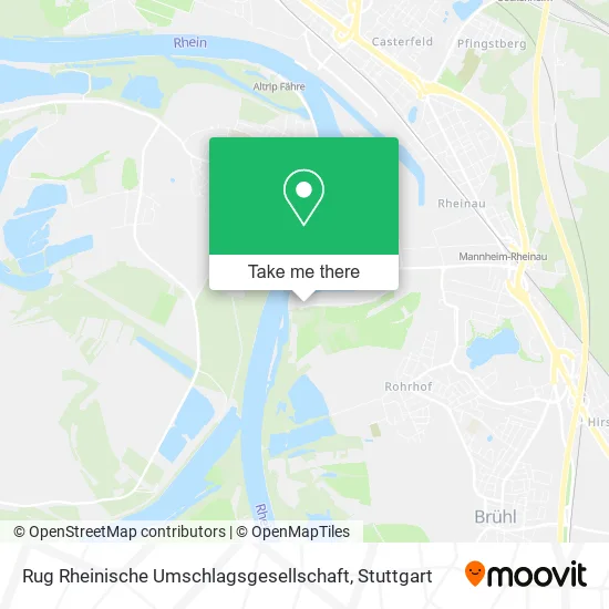 Карта Rug Rheinische Umschlagsgesellschaft