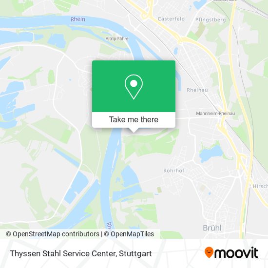 Thyssen Stahl Service Center map
