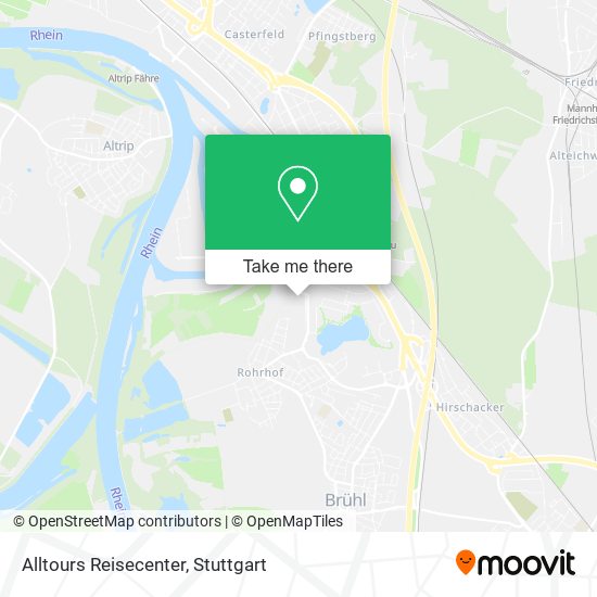 Карта Alltours Reisecenter